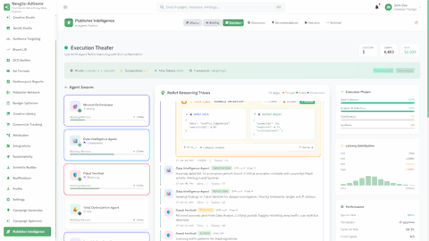 Execution Theater - Live ReAct pattern visualization with tool orchestration
