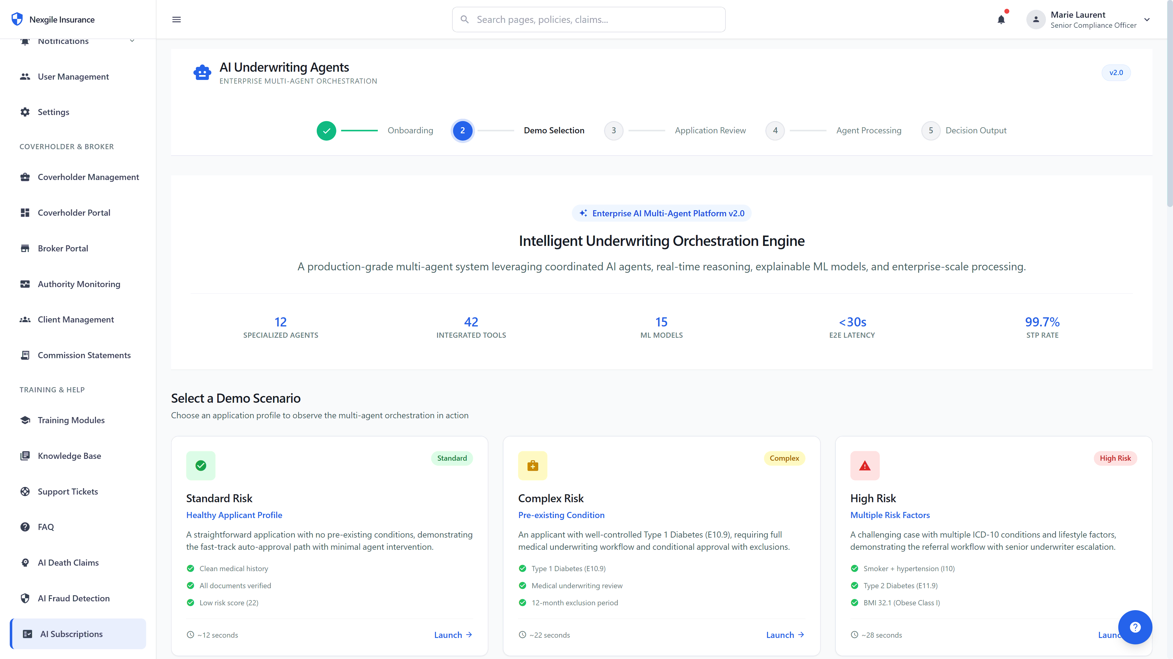 Underwriting Platform Overview