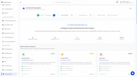 Underwriting Platform Overview
