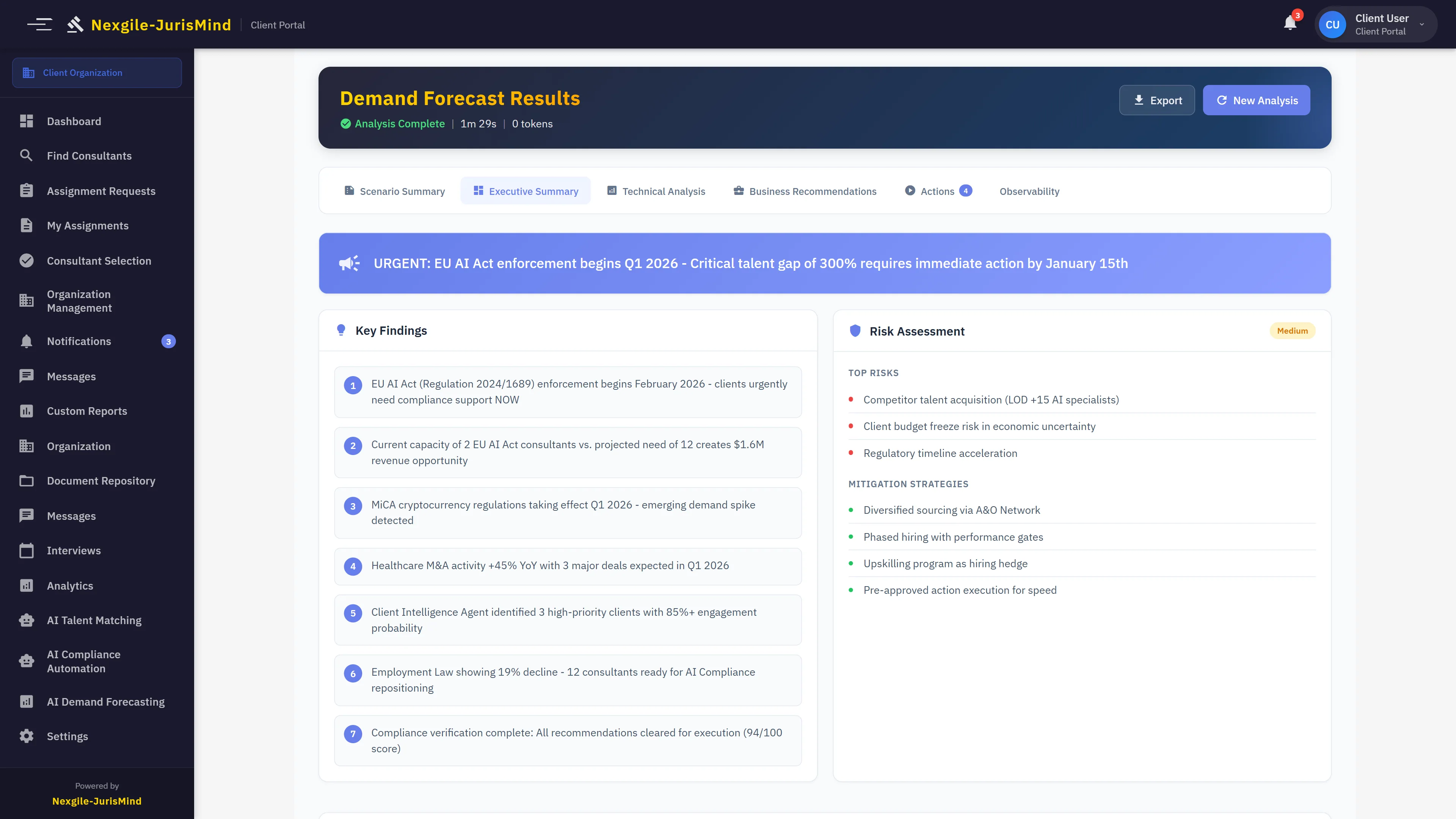 Client Intelligence - Proactive opportunity identification