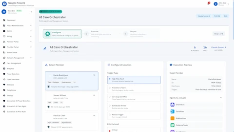 Mission Briefing - Configure care management workflow by selecting high-risk members and defining trigger types and priority levels