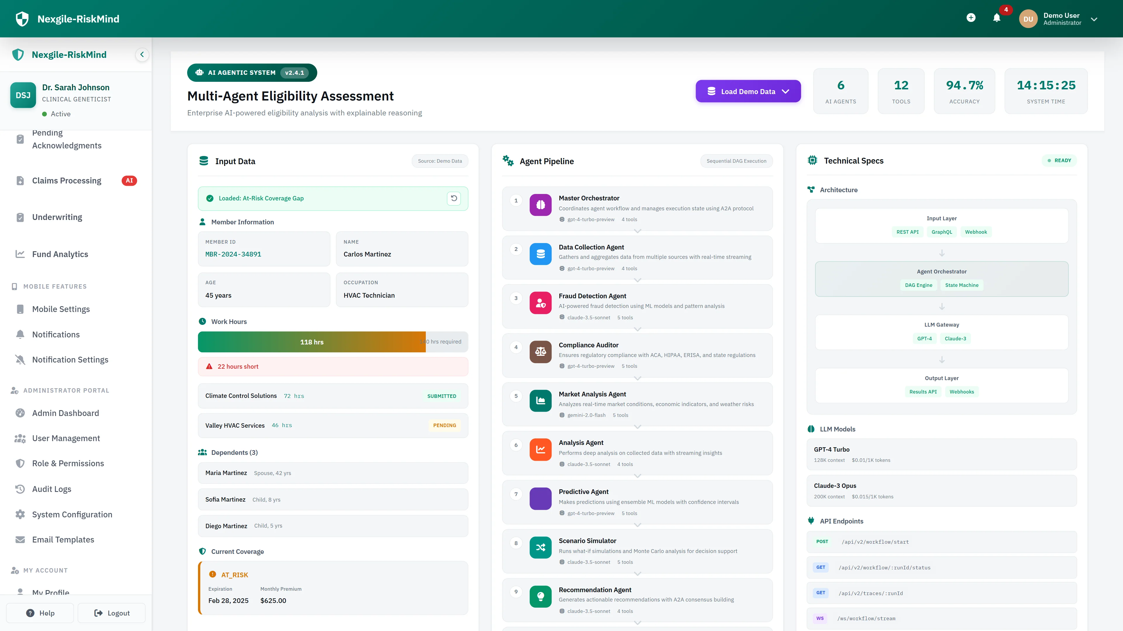 Eligibility Intelligence - Multi-agent A2A collaboration workflow