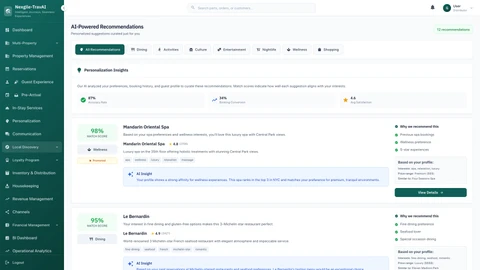 Local Discovery Recommendations